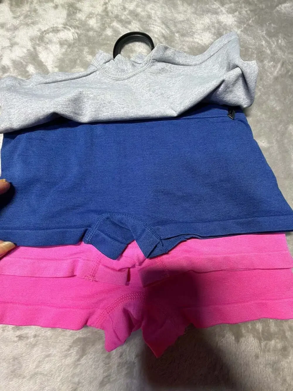 Maddie & Sofie 4-Pack Girls' Boy Short Underwear, Size Medium 8/10